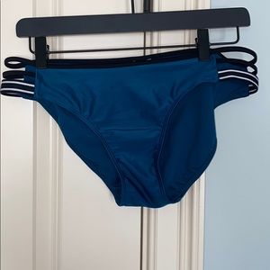 Teal and Black Bikini Set